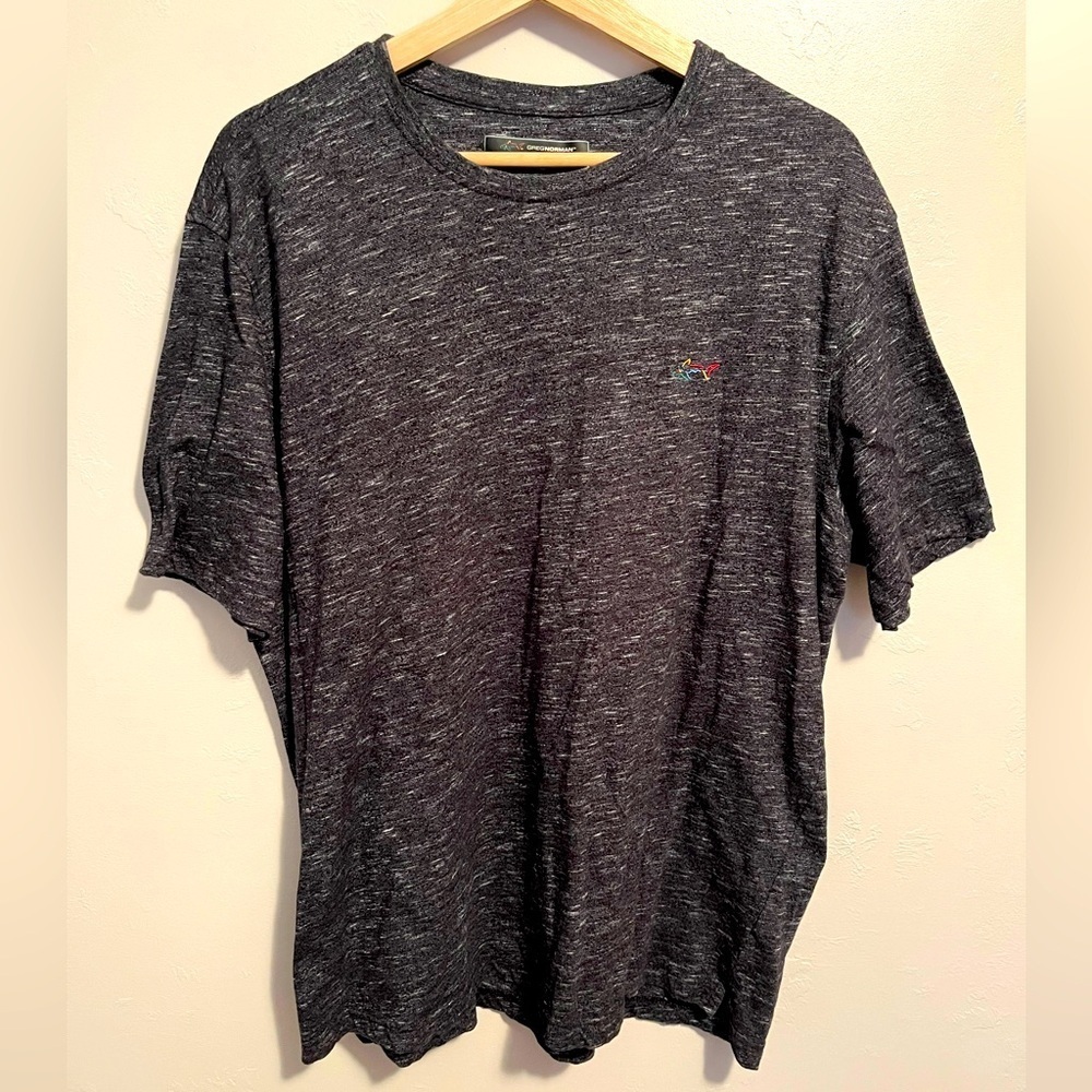 Greg Norman Men's Casual Crew-Neck Heathered Short Sleeve T Shirt